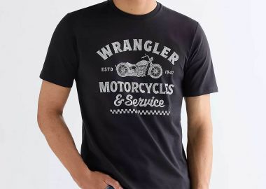 Wrangler® ανδρικό T-shirt με print Regular Fit 