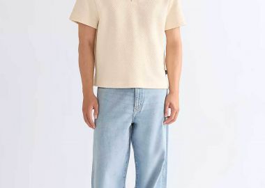 Wrangler® ανδρικό τζιν παντελόνι πεντάτσεπο Baggy Fit - 112377846 Denim Blue Ανοιχτό - WRANGLER - 