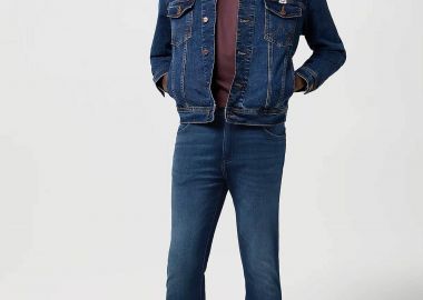 Wrangler® ανδρικό τζιν παντελόνι πεντάτσεπο Slim Tapered 