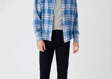 Wrangler® ανδρικό τζιν παντελόνι πεντάτσεπο Straight Fit 