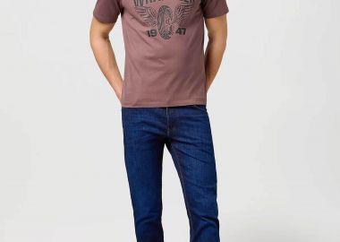 Wrangler® ανδρικό τζιν παντελόνι πεντάτσεπο Straight Fit 