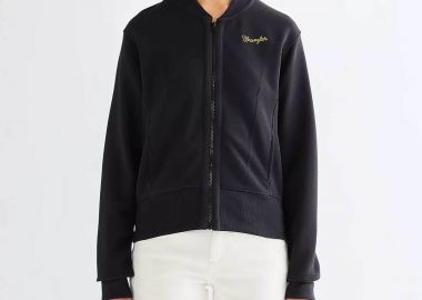 Wrangler® γυναικεία ζακέτα φούτερ με λογότυπο Regular Fit 