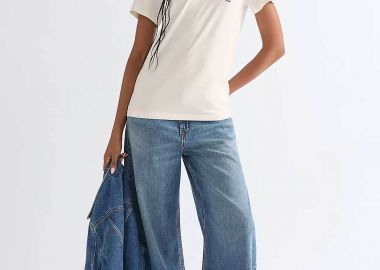 Wrangler® γυναικείο τζιν παντελόνι low rise πεντάτσεπο Loose Ultra Barrel Fit - 112379736 Denim Blue - WRANGLER - 