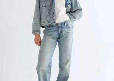 Wrangler® γυναικείο τζιν παντελόνι low rise πεντάτσεπο Straight Fit - 112378197 Denim Blue Ανοιχτό - WRANGLER - 