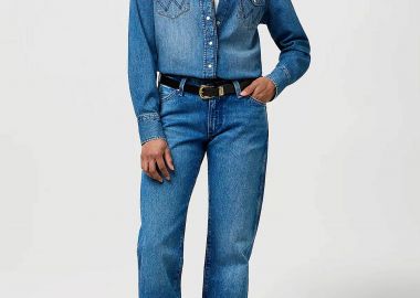 Wrangler® γυναικείο τζιν παντελόνι πεντάτσεπο χαμηλόμεσο 