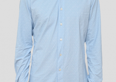 XACUS Ανδρικό Μπλε Classic Shirt In Light Blue - XACUS - 