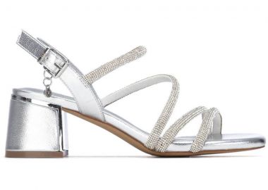 Xti ασημί πέδιλο 145260 - XTi - 