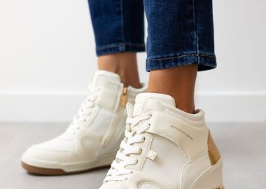Xti Footwear Αθλητικά μποτάκια wedge - 142951 - Ιβουάρ - Xti Footwear - 