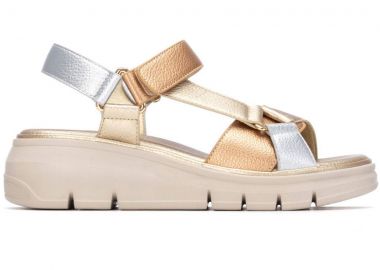 Xti πολύχρωμο μεταλλικό σανδάλι 145398 - XTi - 