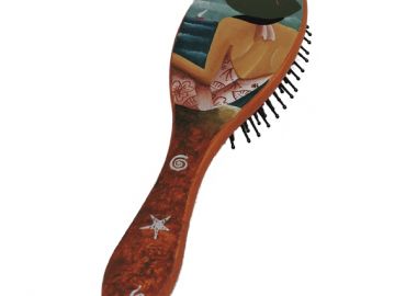 Ξύλινη βούρτσα μαλλιών HAT -  - 