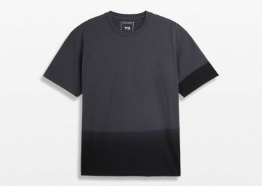 Y-3 Ανδρικό Γκρι Short Sleeved Tee - Y-3 - 