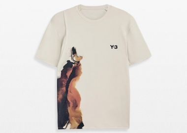 Y-3 Ανδρικό Γκρι Tennis Pro FreeLift T-Shirt - Y-3 - 
