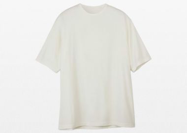 Y-3 Ανδρικό Λευκό Boxy Short Sleeve Tee In White - Y-3 - 