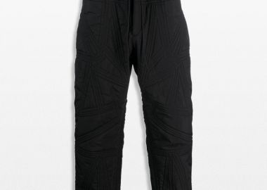 Y-3 Ανδρικό Μαύρο Black Quilted Pants - Y-3 - 