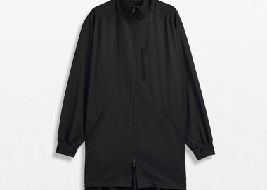Y-3 Ανδρικό Μαύρο Black Refined Wool Track Top 3-Stripes - Y-3 - 