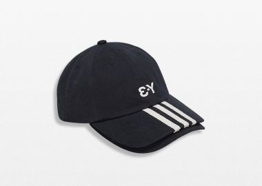 Y-3 Ανδρικό Μαύρο Black Stripes Hat - Y-3 - 
