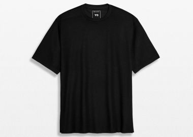 Y-3 Ανδρικό Μαύρο Crew Neck Short Sleeve T-Shirt - Y-3 - 