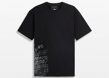 Y-3 Ανδρικό Μαύρο GFX T-Shirt - Y-3 - 