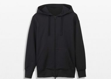 Y-3 Ανδρικό Μαύρο Organic Cotton Terry Zip Hoodie - Y-3 - 