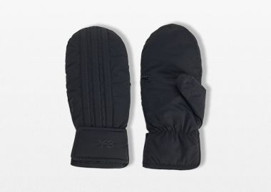 Y-3 Ανδρικό Μαύρο Padded Gloves - Y-3 - 