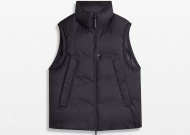 Y-3 Ανδρικό Μαύρο Puffer Vest - Y-3 - 