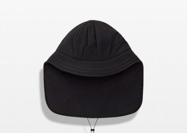 Y-3 Ανδρικό Μαύρο Quilted Bucket Hat - Y-3 - 