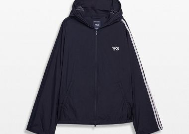 Y-3 Ανδρικό Μαύρο Wired 3 Stripes Track Top - Y-3 - 