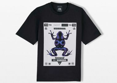 Y-3 x NEIGHBORHOOD Ανδρικό Μαύρο Graphic T-Shirt - Y-3 x NEIGHBORHOOD - 