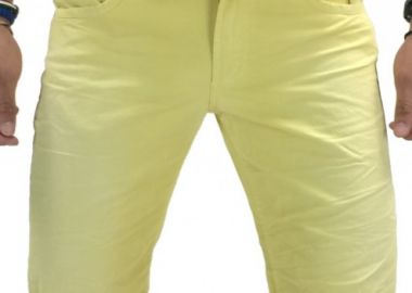 Υφασμάτινη βερμούδα Trial GeremyB (Κίτρινο) - Trial jeans - 