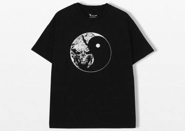 YOHJI YAMAMOTO Ανδρικό x Masses Short Sleeved T-Shirt - YOHJI YAMAMOTO - 