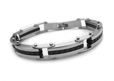 Υπέροχο ανδρικό βραχιόλι απο ατσάλι BA439 - Asimenio - 
