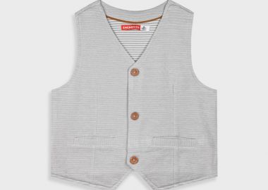 Ζακάρ γιλέκο για αγόρι - ΓΚΡΙ 12-225116-1 - energiers - 