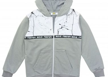 ΖΑΚΕΤΑ - Γκρι ΓΚΡΙ - Frenzy style - 