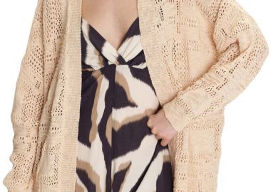 Ζακέτα Ale Με Διάτρητη Πλέξη 8P22499-BEIGE Γυναικείο - Ale - 