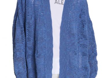 Ζακέτα Ale Με Διάτρητη Πλέξη 8P22499-BLUE Γυναικείο - Ale - 