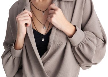 Ζακέτα Ale Μπολερό Wrap Με Ανάγλυφη Υφή 82276200-GREY Γυναικείο - Ale - 