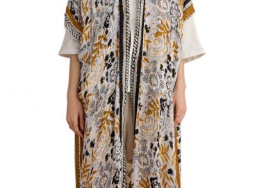 Ζακέτα Attrattivo Κιμονό Μακρύ Με Print 9921283-MULTICOLOR Γυναικείο - Attrattivo - 