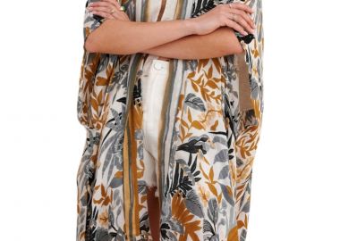 Ζακέτα Attrattivo Κιμονό Με Σχέδιο 9923470-MULTICOLOR Γυναικείο - Attrattivo - 