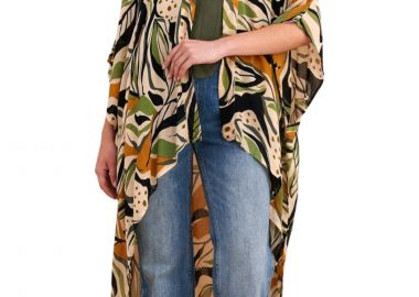 Ζακέτα Attrattivo Κιμονό Με Σχέδιο 9923472-MULTICOLOR Γυναικείο - Attrattivo - 