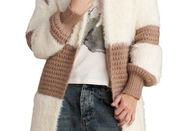 Ζακέτα Attrattivo Πλεκτή Μακριά 9P22981-BEIGE Γυναικείο - Attrattivo - 