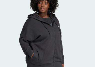 Ζακέτα Essentials Linear Full-Zip French Terry Hoodie - ADIDAS - 