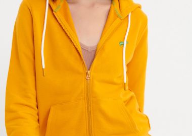 Ζακέτα φούτερ με κεντητό logo - FUNKY BUDDHA - 