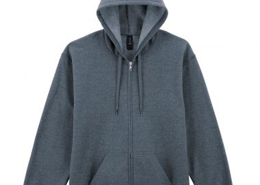 Ζακέτα Φούτερ με Κουκούλα SF600 Gildan Softstyle Midweight Full Zip Hoodie Dark Heather - Gildan - 