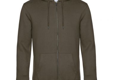 Ζακέτα Φούτερ με Κουκούλα WU03K B & C King Khaki - B & C - 