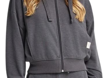 Ζακέτα Funky Buddha Φούτερ FBL013-101-06-ANTHRACITE Γυναικείο - Funky Buddha - 