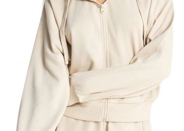 Ζακέτα Funky Buddha Φούτερ FBL013-101-06-CLOUD CREAM Γυναικείο - Funky Buddha - 