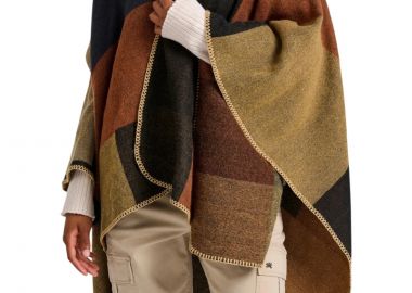 Ζακέτα Funky Buddha Poncho FBL010-129-10-CAMEL Γυναικείο - Funky Buddha - 