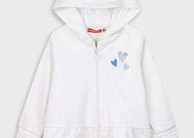 Ζακέτα για κορίτσι - Λευκό 15-225300-5 - energiers - 