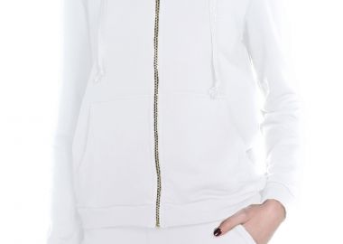 Ζακέτα Kendal + Kylie Classic Zipper Hoody KKW3711611-off-white Γυναικείο - Kendal + Kylie - 