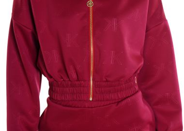 Ζακέτα Kendal + Kylie Embossed Logo Zip Cropped KKW3701604-ORCHID Γυναικείο - Kendal + Kylie - 